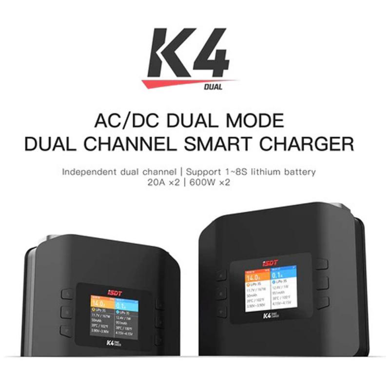 2026 ISDT K4 AC/DC DUAL MODES  - Isdt K4 Dual Lipo Charger ulasan dan harga