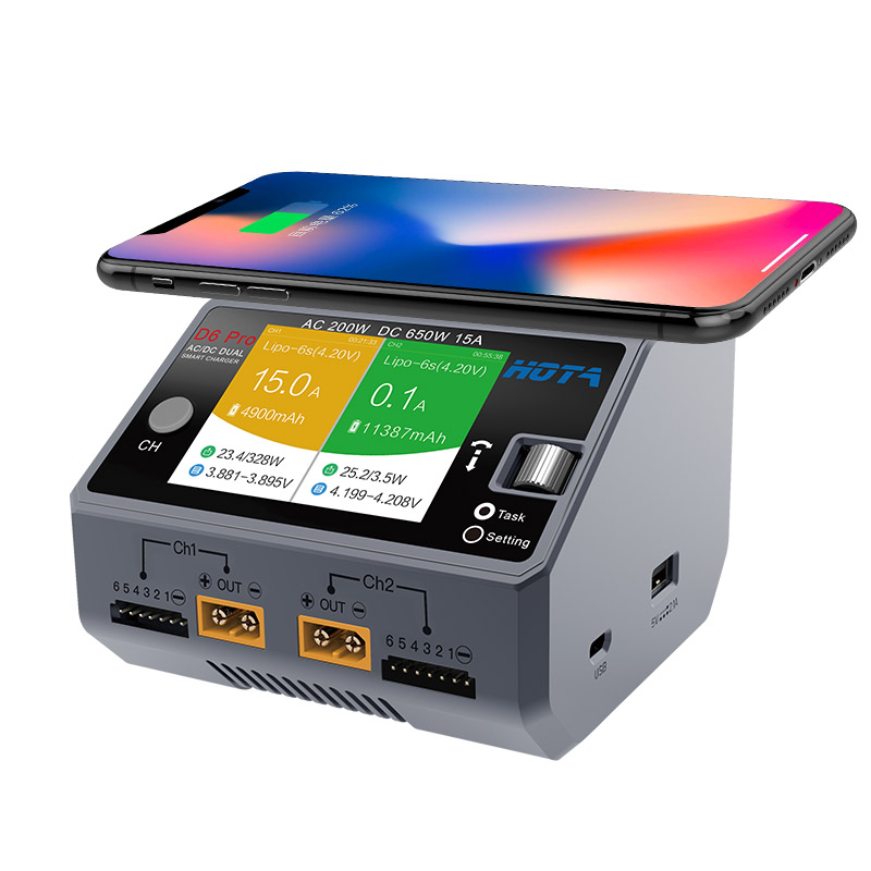 HOTA D6 Pro AC 200W / DC 650W  - Hota D6 Pro Dual Lipo Charger ulasan dan harga