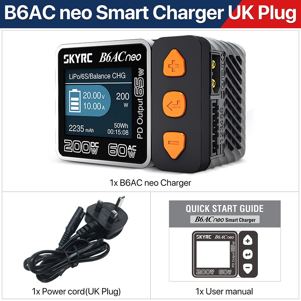 SKYRC B6ACneo Charger DC 200W  - Skyrc B6 Neo Smart Charger ulasan dan harga