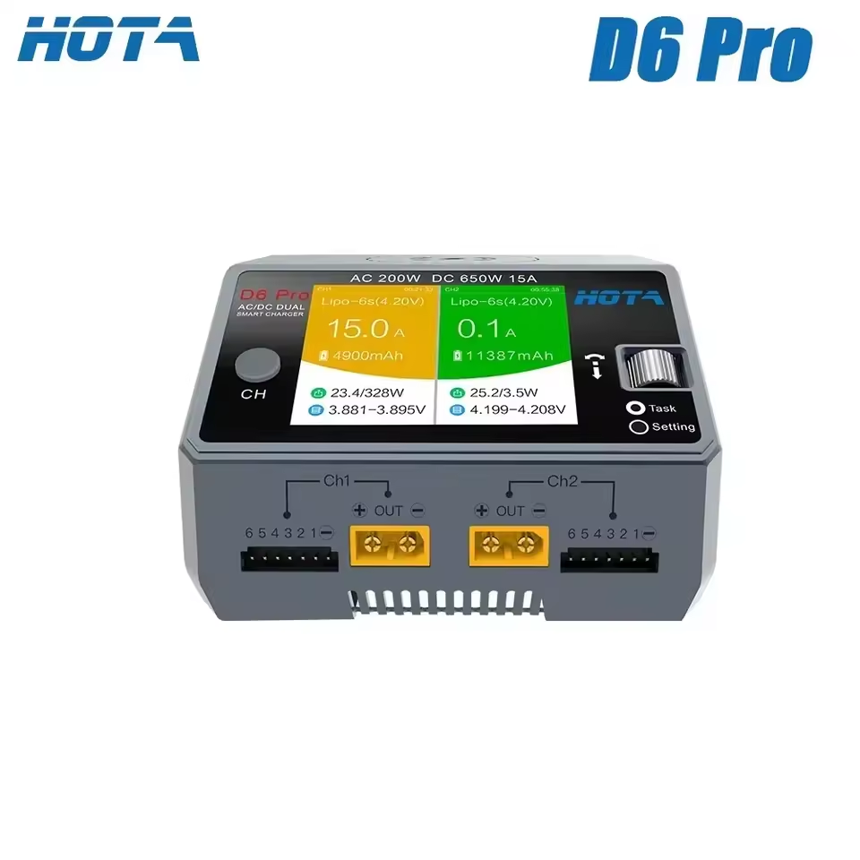 Original HOTA D6 Pro AC 200W D - Hota D6 Pro Dual Lipo Charger ulasan dan harga
