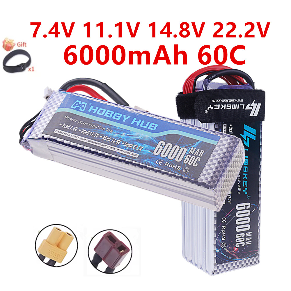 2S 3S 4S 6S 7.4V 11.1V 14.8V 2 - 4S Lipo Battery 14.8V 6000Mah ulasan dan harga
